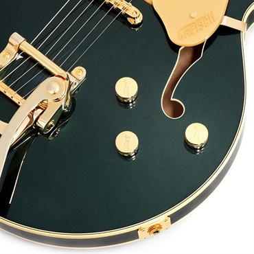 GRETSCH Professional Collection Broadkaster LX Center Block with String-Thru Bigsby （Cadillac Green ／Ebony） 画像4