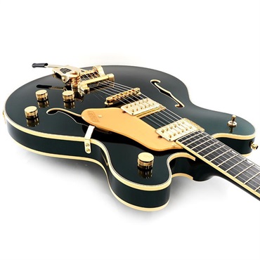 GRETSCH Professional Collection Broadkaster LX Center Block with String-Thru Bigsby （Cadillac Green ／Ebony） 画像8