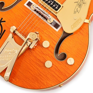 GRETSCH G6120T-55 Vintage Select Edition '55 Chet Atkins Hollow Body with Bigsby (Vintage Orange Stain Lacquer) 画像4