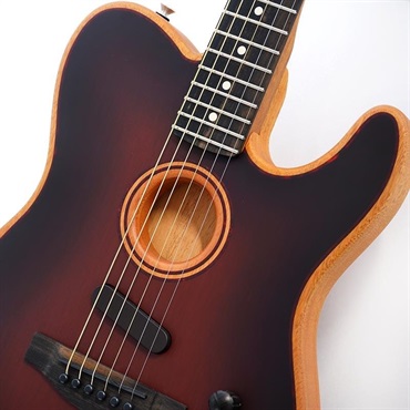 Fender Acoustics American Acoustasonic Telecaster All-Mahogany (Bourbon Burst) 【特価】 画像3