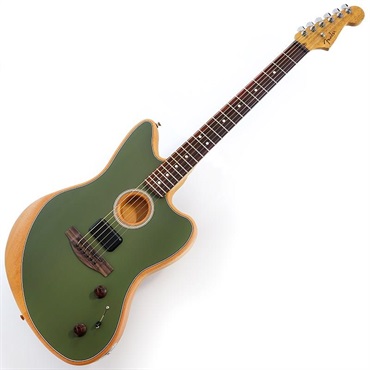 Fender Acoustics Acoustasonic Player Jazzmaster (Antique Olive) 【特価】 画像1