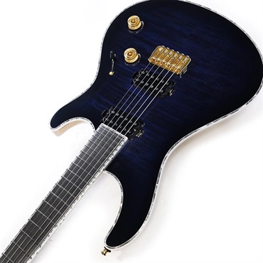 MAYONES Regius 6 (Trans Dirty Blue Burst Gloss w/Glod Hardware) 【特価】 画像5