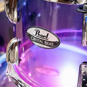 Pearl CRB524P/C #734 [CRYSTAL BEAT 4pc Drum Shell Pack - Cotton Candy Fade / ダブルタムスタンド付属] 【Pearl80周年/2026年限定カラー】 画像2