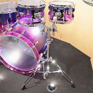 Pearl CRB524P/C #734 [CRYSTAL BEAT 4pc Drum Shell Pack - Cotton Candy Fade / ダブルタムスタンド付属] 【Pearl80周年/2026年限定カラー】 画像3