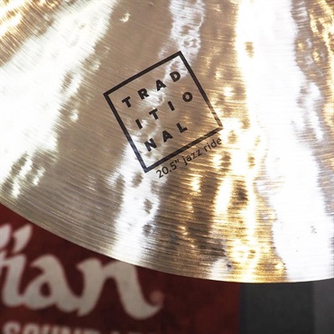 Istanbul／Agop 【イケベ楽器店創業50周年記念モデル】Traditional Jazz Ride 20.5'' 【#47/1924g】 画像1