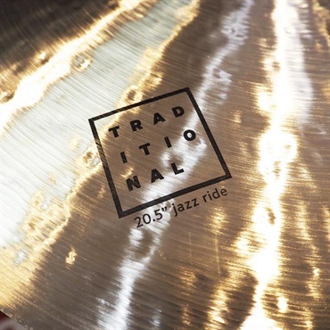 Istanbul／Agop 【イケベ楽器店創業50周年記念モデル】Traditional Jazz Ride 20.5'' 【#19/1946g】 画像1