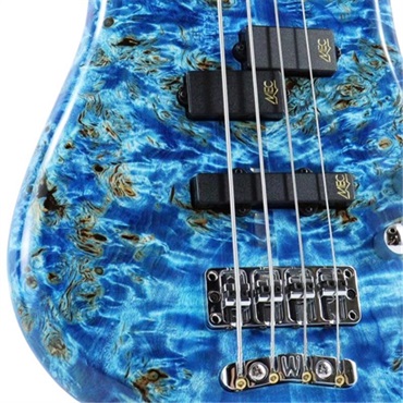 Warwick Pro Series Streamer LX 4st Birdseye Poplar Top (Bleached Blue TP HP) [Ikebe 50th Anniversary Special Edition] #013939 画像2