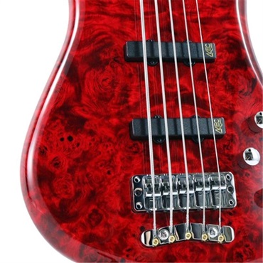 Warwick Pro Series Streamer LX 5st Birdseye Poplar Top (Dark Bleached Red TP HP) [Ikebe 50th Anniversary Special Edition] #013966 画像2