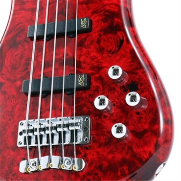 Warwick Pro Series Streamer LX 5st Birdseye Poplar Top (Dark Bleached Red TP HP) [Ikebe 50th Anniversary Special Edition] #013966 画像3