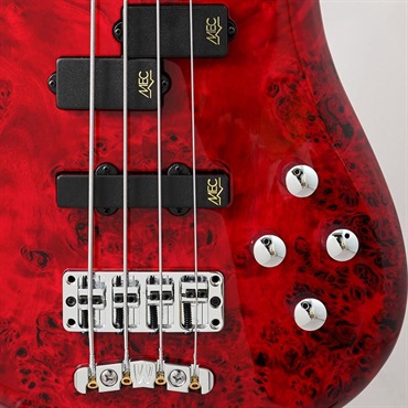 Warwick Pro Series Streamer LX 4st Birdseye Poplar Top (Dark Bleached Red TP HP) [Ikebe 50th Anniversary Special Edition] #013960 画像8