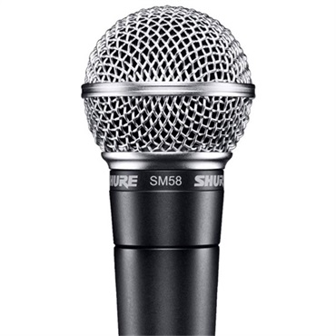 SHURE SM58-LCE【PASSGO BLUEマイクケーブルセット(XLR-XLR)3.0ｍ】(定番ダイナミックマイク)(国内正規品2年保証)(シュア)(SM58LCE) 画像4
