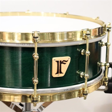 riddim Custom Order. Vintage Maple 14''×5'' Snare Drum - Orive Green【店頭展示特価品】 画像1