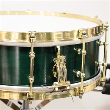 riddim Custom Order. Vintage Maple 14''×5'' Snare Drum - Orive Green【店頭展示特価品】 画像2