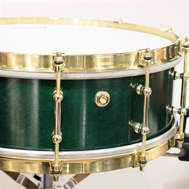 riddim Custom Order. Vintage Maple 14''×5'' Snare Drum - Orive Green【店頭展示特価品】 画像3