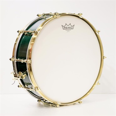 riddim Custom Order. Vintage Maple 14''×5'' Snare Drum - Orive Green【店頭展示特価品】 画像5