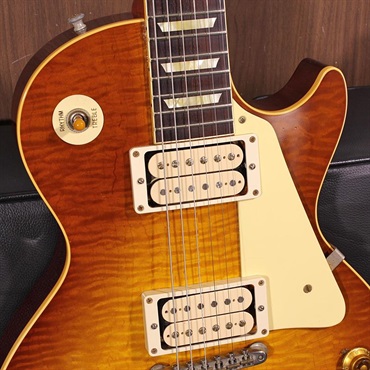 Gibson 【GIBSON×AQUBEストラッププレゼント】Murphy Lab 1959 Les Paul Standard Reissue R-Top Light Aged Dark Iced Tea Burst SN. 951936 画像4