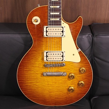Gibson 【GIBSON×AQUBEストラッププレゼント】Murphy Lab 1959 Les Paul Standard Reissue R-Top Light Aged Dark Iced Tea Burst SN. 951936 画像6