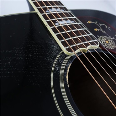 Gibson 【GIBSON×AQUBEストラッププレゼント】【IKEBEオーダーモデル】Murphy Lab Collection 1957 SJ-200 Ebony Light Aged #20606024 ギブソン 画像8