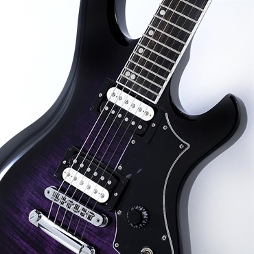 Gibson 【GIBSON×AQUBEストラッププレゼント】Victory Figured Top (Dark Purple Burst) SN.210050209 画像3