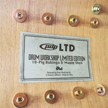 pdp by DW USED 中古 PDSX0814BMBM [Limited Edition 18ply Bubinga/Maple/Bubinga 14×8 Snare Drum][Protection Racketケース付属] 画像9