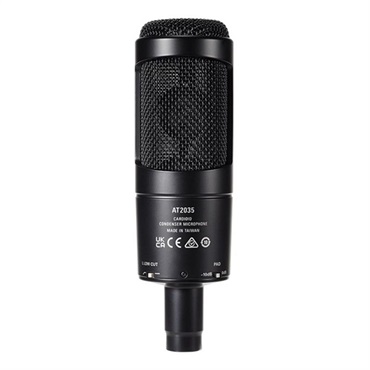 audio-technica AT2035 【PASSGO REDマイクケーブルセット(XLR-XLR)5.0ｍ】(コンデンサーマイク)(オーディオテクニカ) 画像3