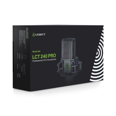 LEWITT LCT 240 PRO Vocal Set 【PASSGO BLUEマイクケーブルセット(XLR-XLR)3.0ｍ】(ルーイット)(コンデンサーマイク)(LCT240PRO)(専用サスペンション)(マグネットポップフィルター)(LCT240PRO) 画像3