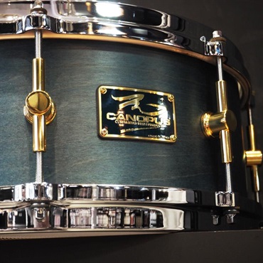 CANOPUS USED 中古 MO Snare Drum 14×5.5 w/Die Cast Hoops - Indigo Oil [MO-1455DH] 画像2