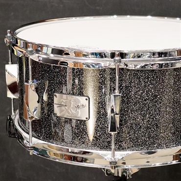 CANOPUS JSB-1465-SBS-LQ [YAIBA II Birch Snare Drum 14''×6.5'' - Shadow Black Sparkle LQ] 画像1