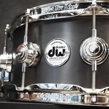 dw USED 中古 DRVD5514SVCBK [Collector's Satin Black over Brass Snare 14''x5.5''] 画像2