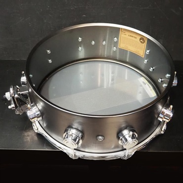 dw USED 中古 DRVD5514SVCBK [Collector's Satin Black over Brass Snare 14''x5.5''] 画像8
