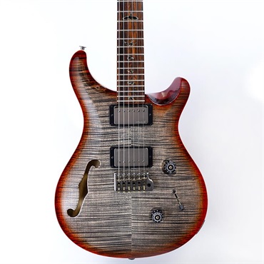 P.R.S. Wood Library Custom 24 Semi-Hollow (Chacoal Cherry Burst) SN.0421124 【2026年生産品】 画像10
