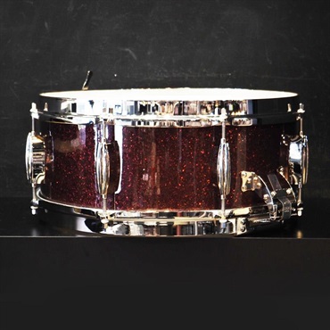 Slingerland Radio King Solid Maple Snare Drum 14×5.5 [Maroon Glass/FSLFP5514SMK665] 画像1