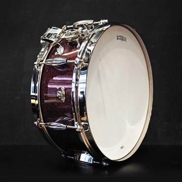 Slingerland Radio King Solid Maple Snare Drum 14×5.5 [Maroon Glass/FSLFP5514SMK665] 画像3