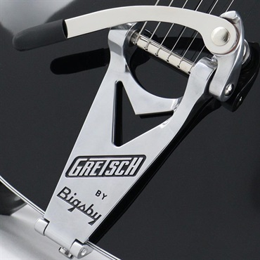GRETSCH Falcon Hollow Body with String-Thru Bigsby and Chrome Hardware (Black/Ebony) 画像6