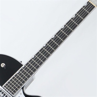 GRETSCH Falcon Hollow Body with String-Thru Bigsby and Chrome Hardware (Black/Ebony) 画像7