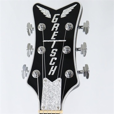 GRETSCH Falcon Hollow Body with String-Thru Bigsby and Chrome Hardware (Black/Ebony) 画像9