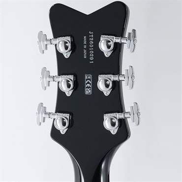 GRETSCH Falcon Hollow Body with String-Thru Bigsby and Chrome Hardware (Black/Ebony) 画像10