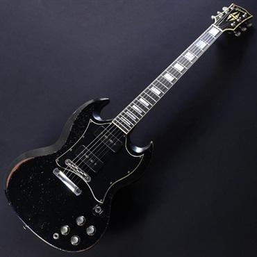 Gibson Limited Run Murphy Lab SG Custom w/Batwing P-90 Heavy Aged (Ebony) #CS 600744 画像1