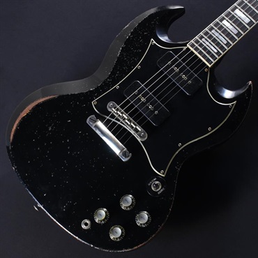 Gibson Limited Run Murphy Lab SG Custom w/Batwing P-90 Heavy Aged (Ebony) #CS 600744 画像2