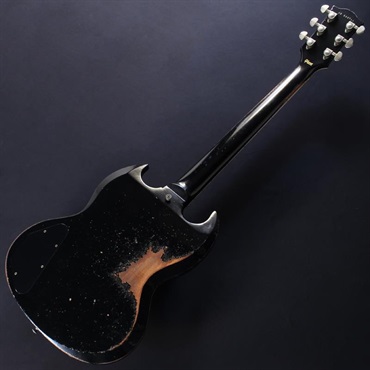 Gibson Limited Run Murphy Lab SG Custom w/Batwing P-90 Heavy Aged (Ebony) #CS 600744 画像5