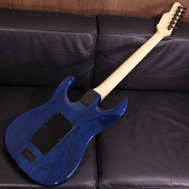 JAMES TYLER Studio Elite Quilted Maple Top Transparent Royal Blue SN. 26419 画像1