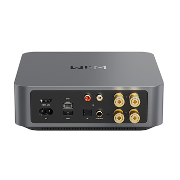 WiiM WiiM Amp Pro Dark Gray (ダークグレー)(ウィーム)(パワーアンプ)(オーディオストリーマー)(サブウーファーアウト搭載)(ホームシアター)(ホームオーディオ)(WIM-WAMPPRO-DG) 画像2