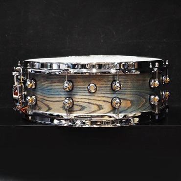 Pearl USED 中古 MCCA1450S/C #1011 Music City Custom -USA Solid Ash Shell Snare Drums 14×5 [Hand-rubbed Lightning Blue Finish] 画像1