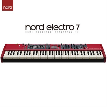 Nord（CLAVIA） Nord Electro 7 73 (ノードエレクトロ7) (73鍵盤) (73Key) (NordElectro7) SEMI WEIGHTED WATERFALL 73 (代引不可) 画像1