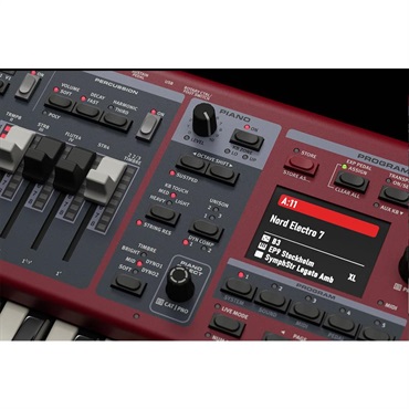 Nord（CLAVIA） Nord Electro 7 73 (ノードエレクトロ7) (73鍵盤) (73Key) (NordElectro7) SEMI WEIGHTED WATERFALL 73 (代引不可) 画像6