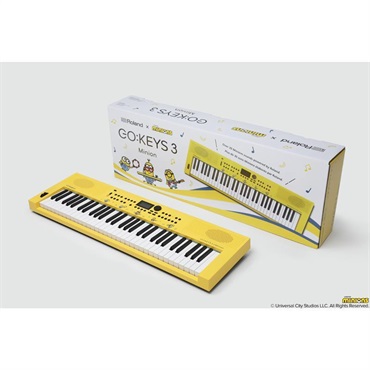 Roland (限定生産モデル)(数量限定・オリジナルミニトートバッグ付き)GO:KEYS 3 Minion 専用譜面立て(MRGKS3/5)セット (GOKEYS3-MI) (ゴーキーズ 3 ミニオン) 画像3
