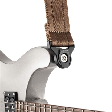 D’Addario Auto Lock Guitar Strap［50BAL19/Unber Brown］ 画像1