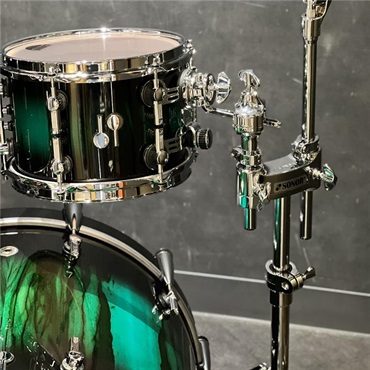 SONOR SQ2 System Beech Vintage 4pc Drum Kit - Black to Green Burst over African Marble [BD22，TT10&12，FT16]【特注品】 画像1