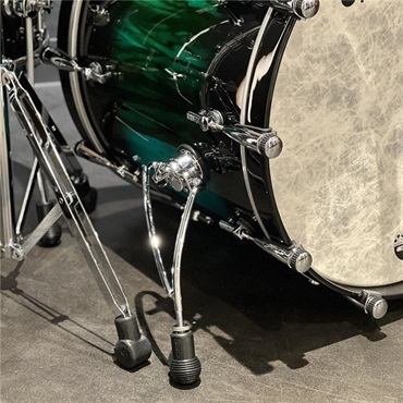 SONOR SQ2 System Beech Vintage 4pc Drum Kit - Black to Green Burst over African Marble [BD22，TT10&12，FT16]【特注品】 画像3