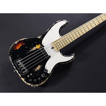 Xotic XTB-1T 5st (Black over 3TB/ASH/M) [Lacquer Heavy Aged] 画像2